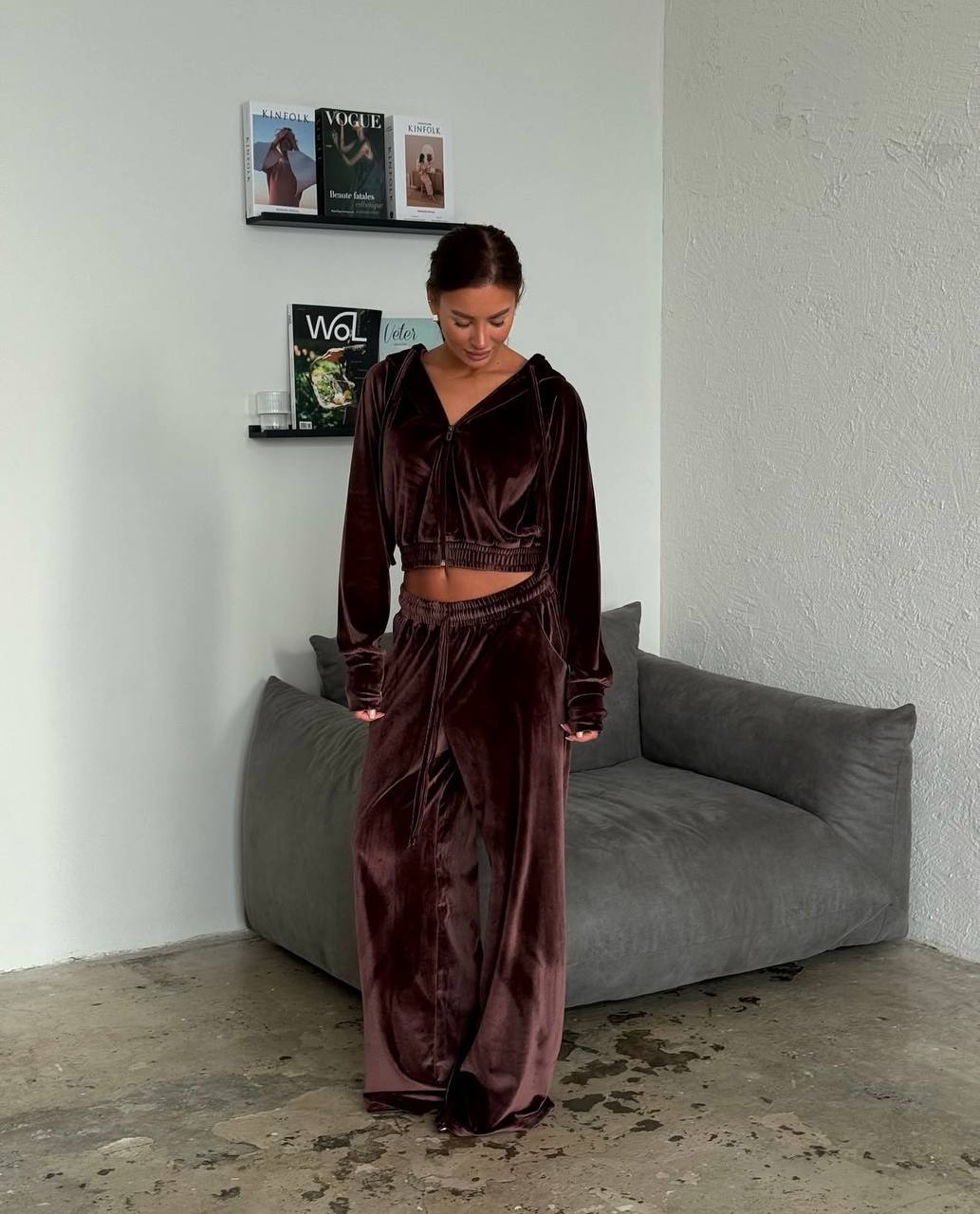 traje de terciopelo premium