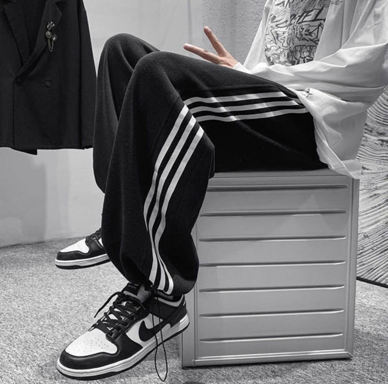 Pantalones de rayas