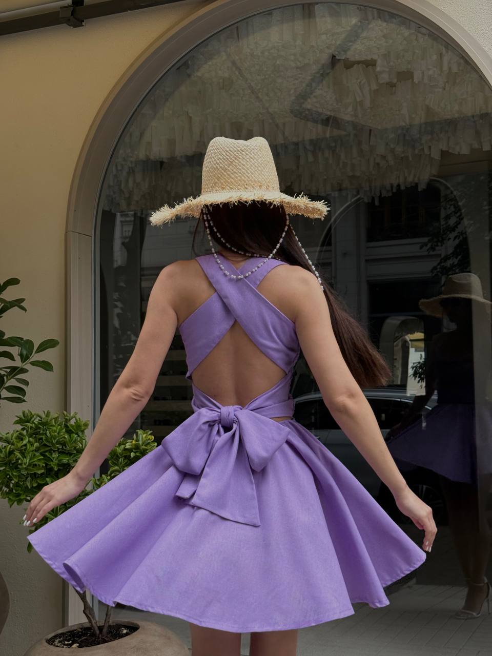 El vestido perfecto de tejido natural