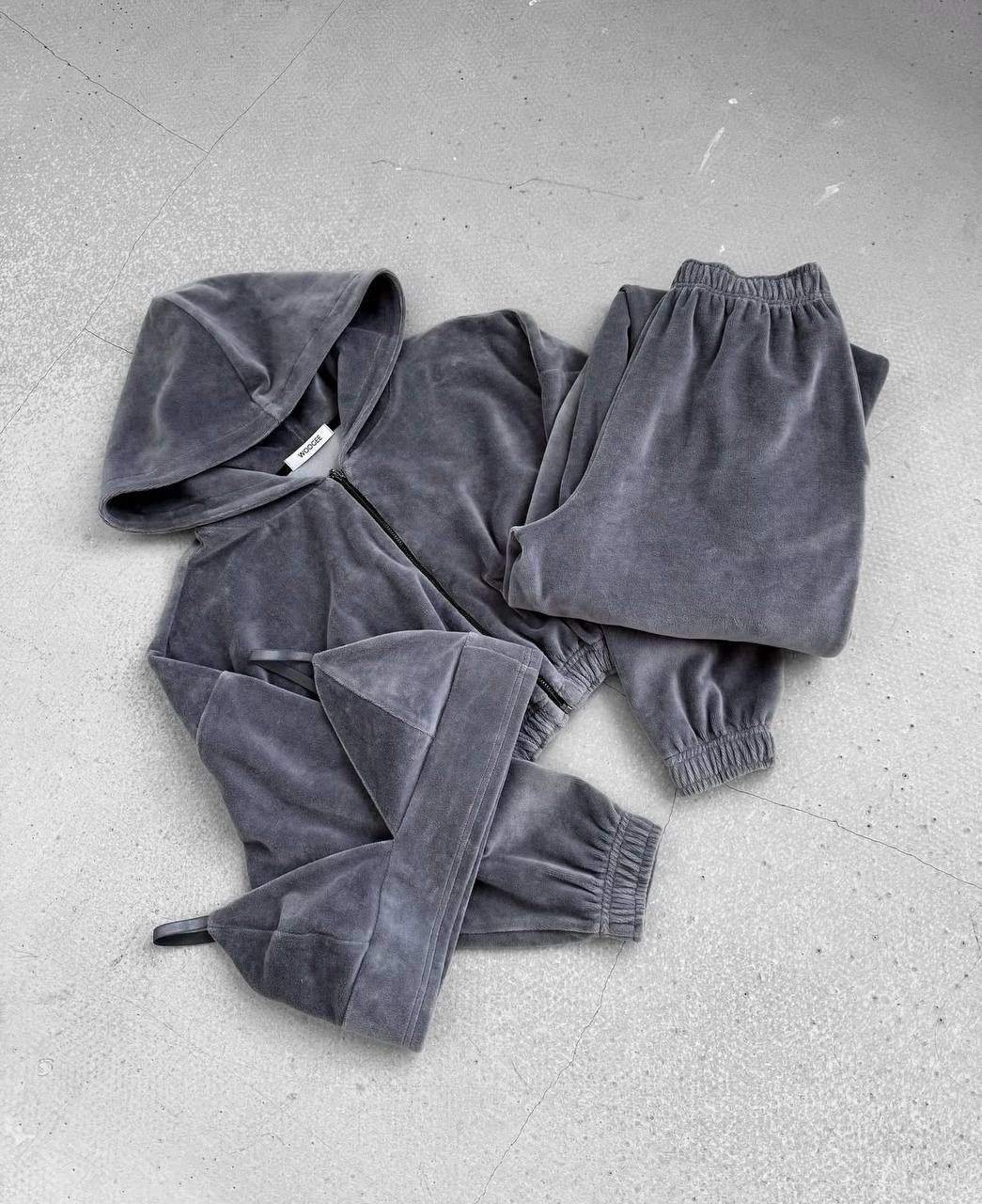 Traje de terciopelo de tres piezas