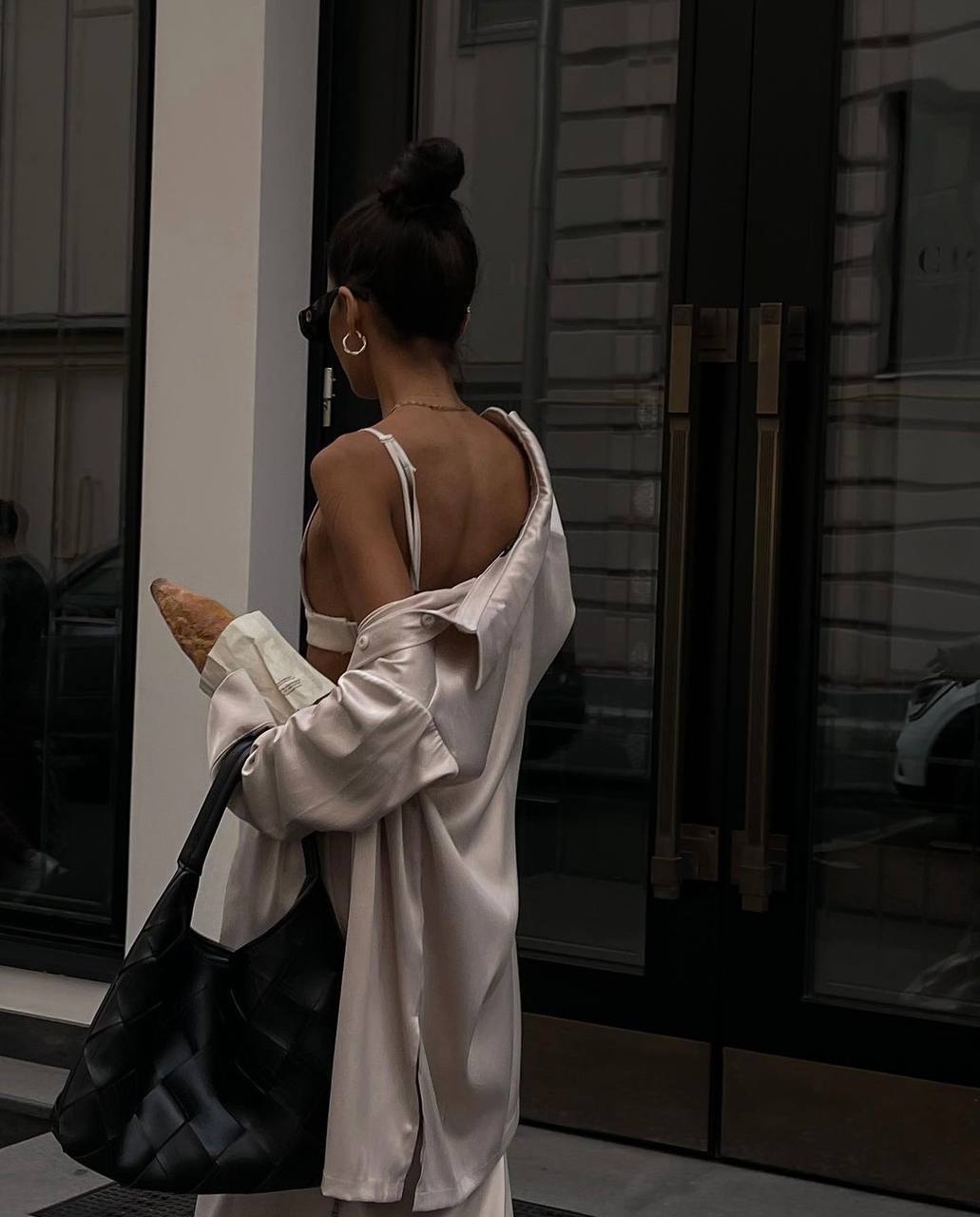 Trajes de seda en estilo pijama