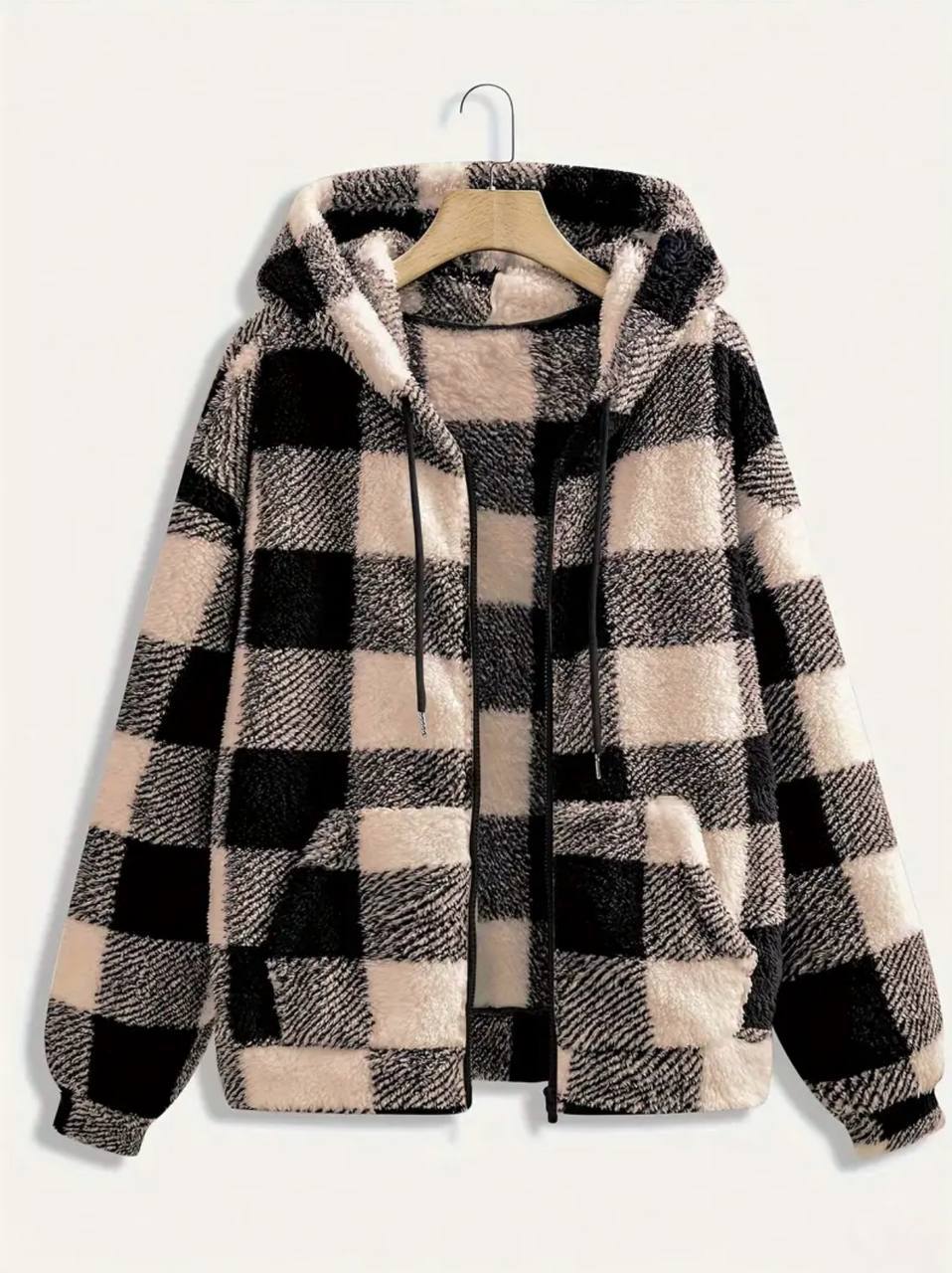 Sudadera de cuadros