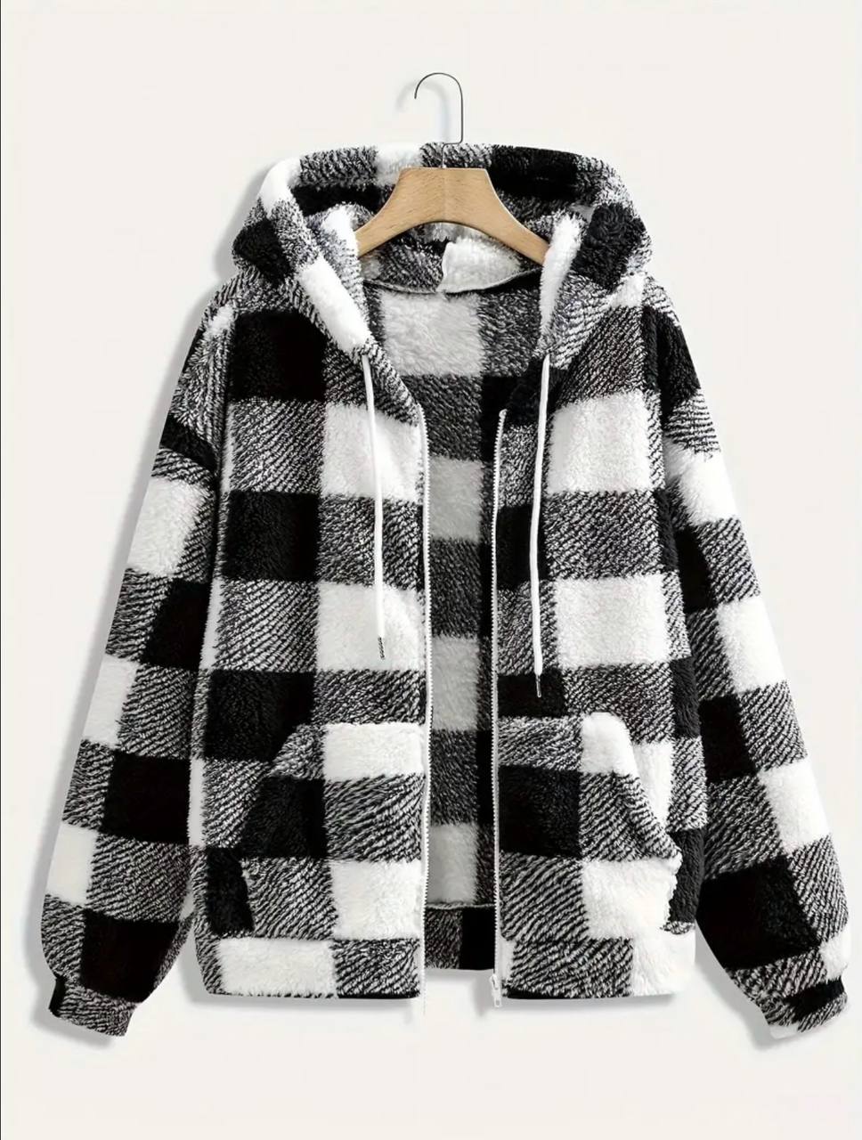Sudadera de cuadros