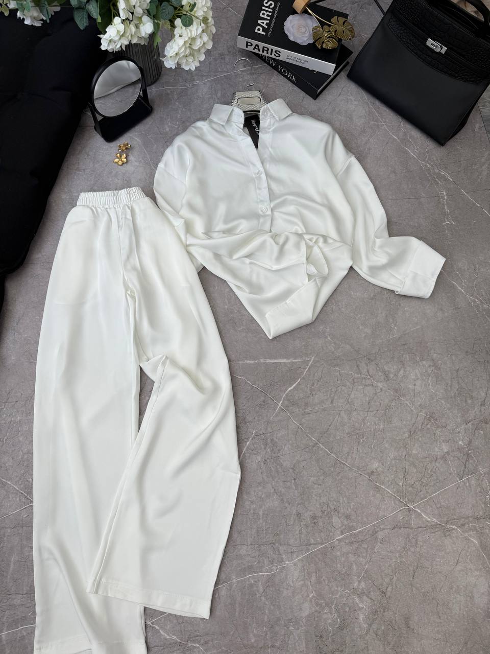 Traje de doble lana