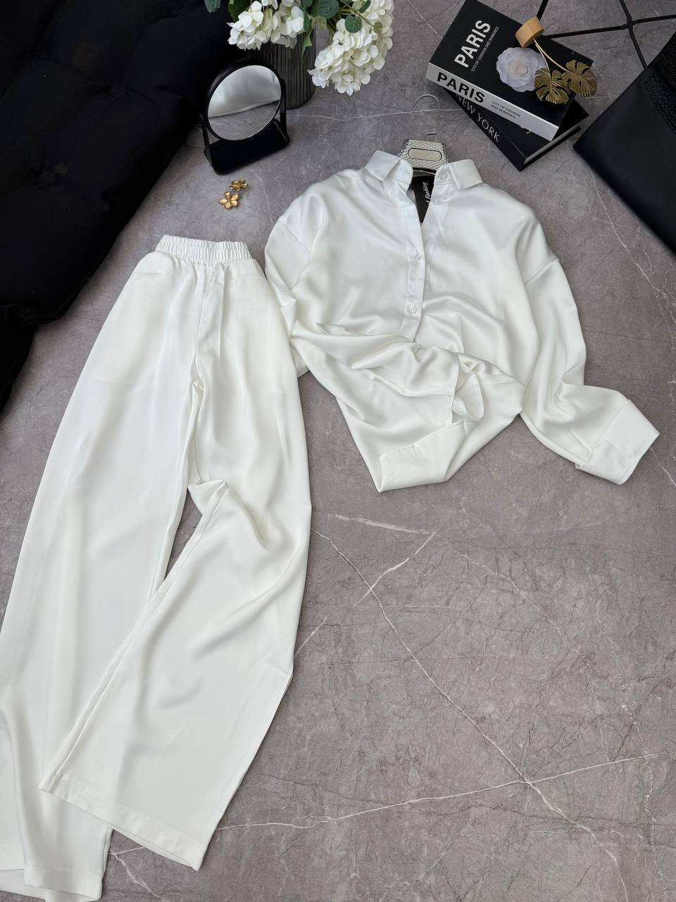 Traje de doble lana