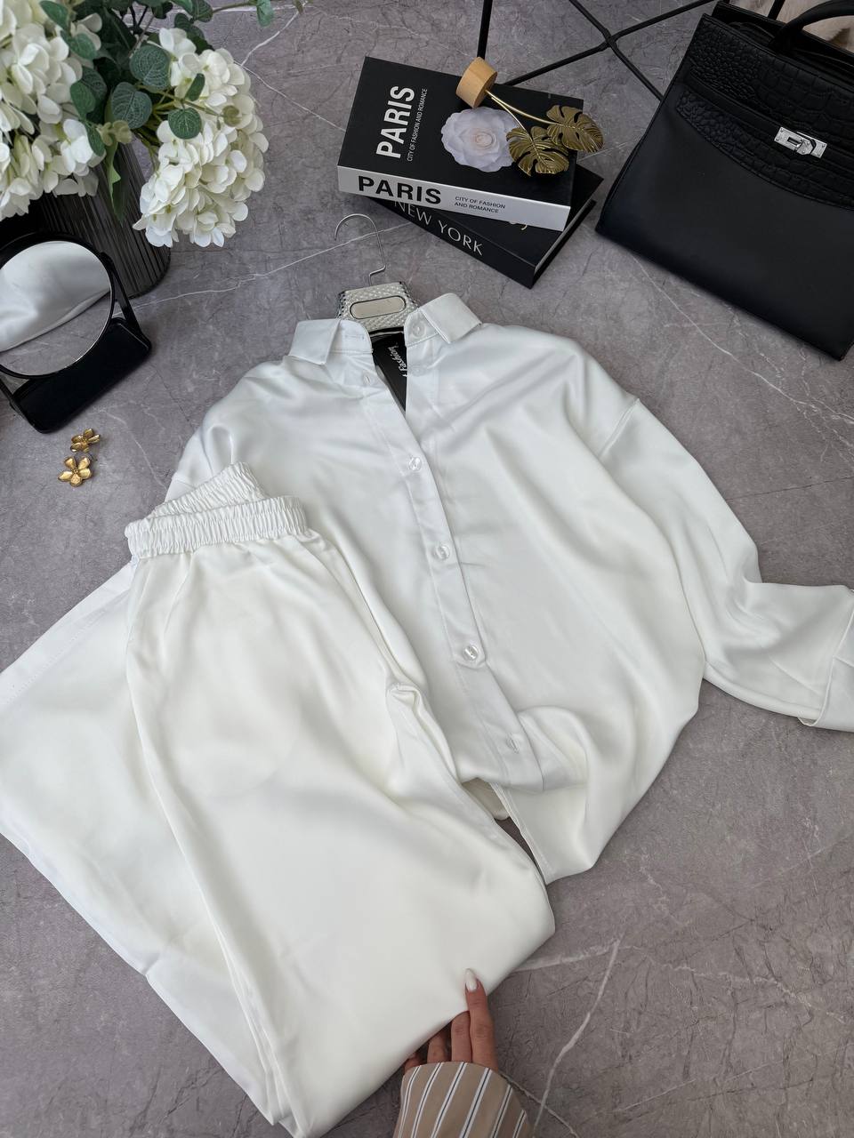 Traje de doble lana