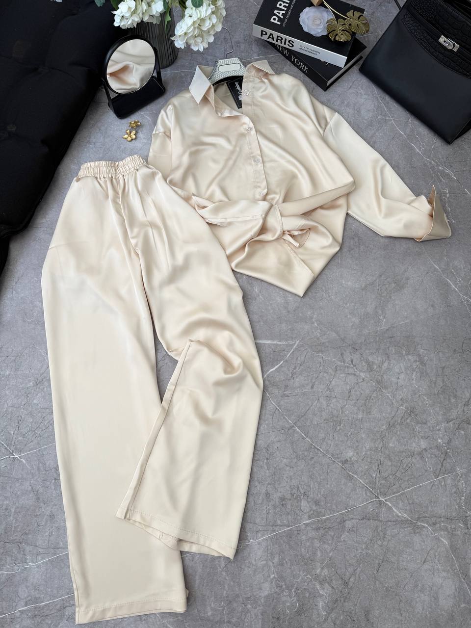 Traje de doble lana