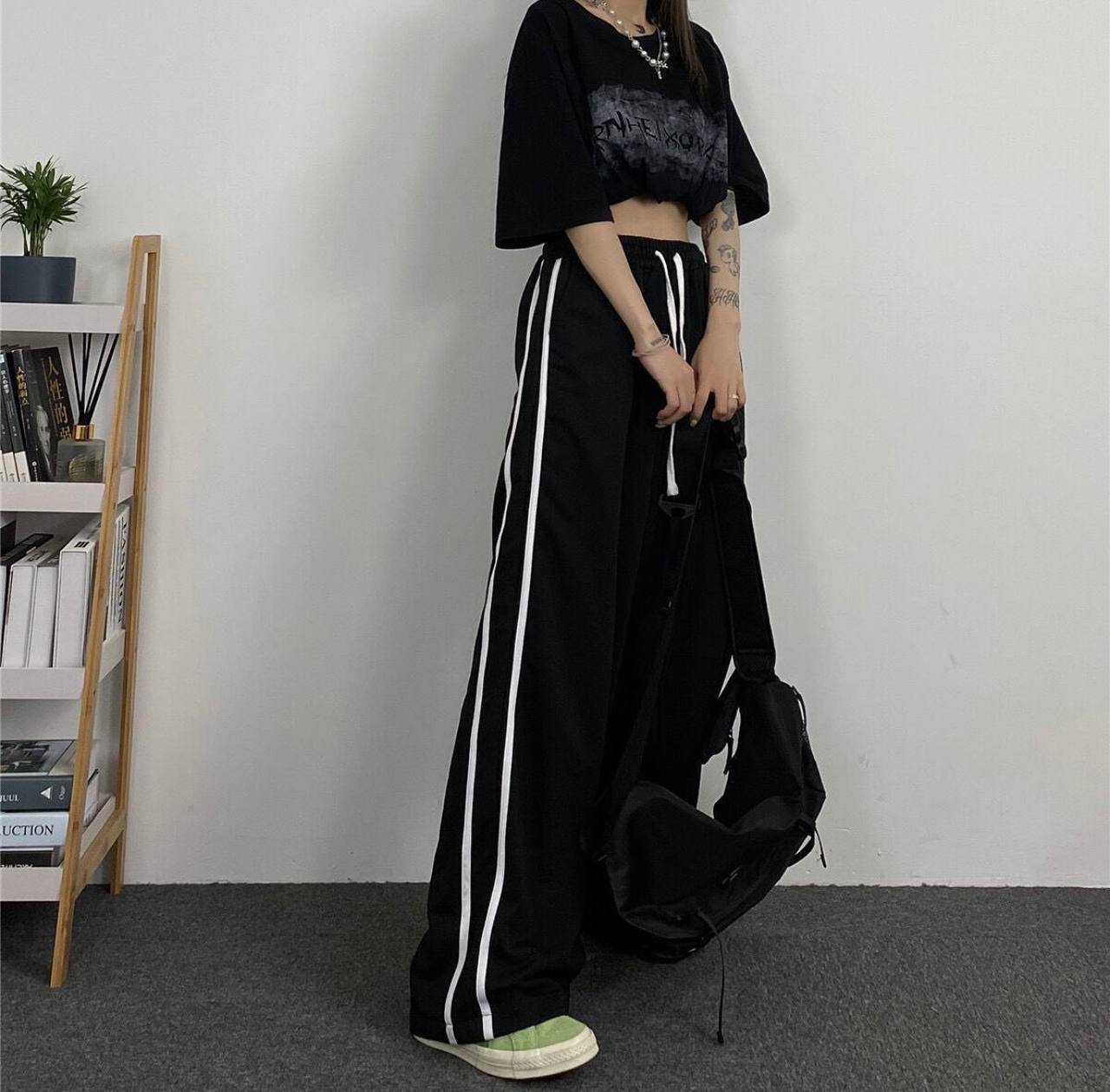 Pantalones anchos