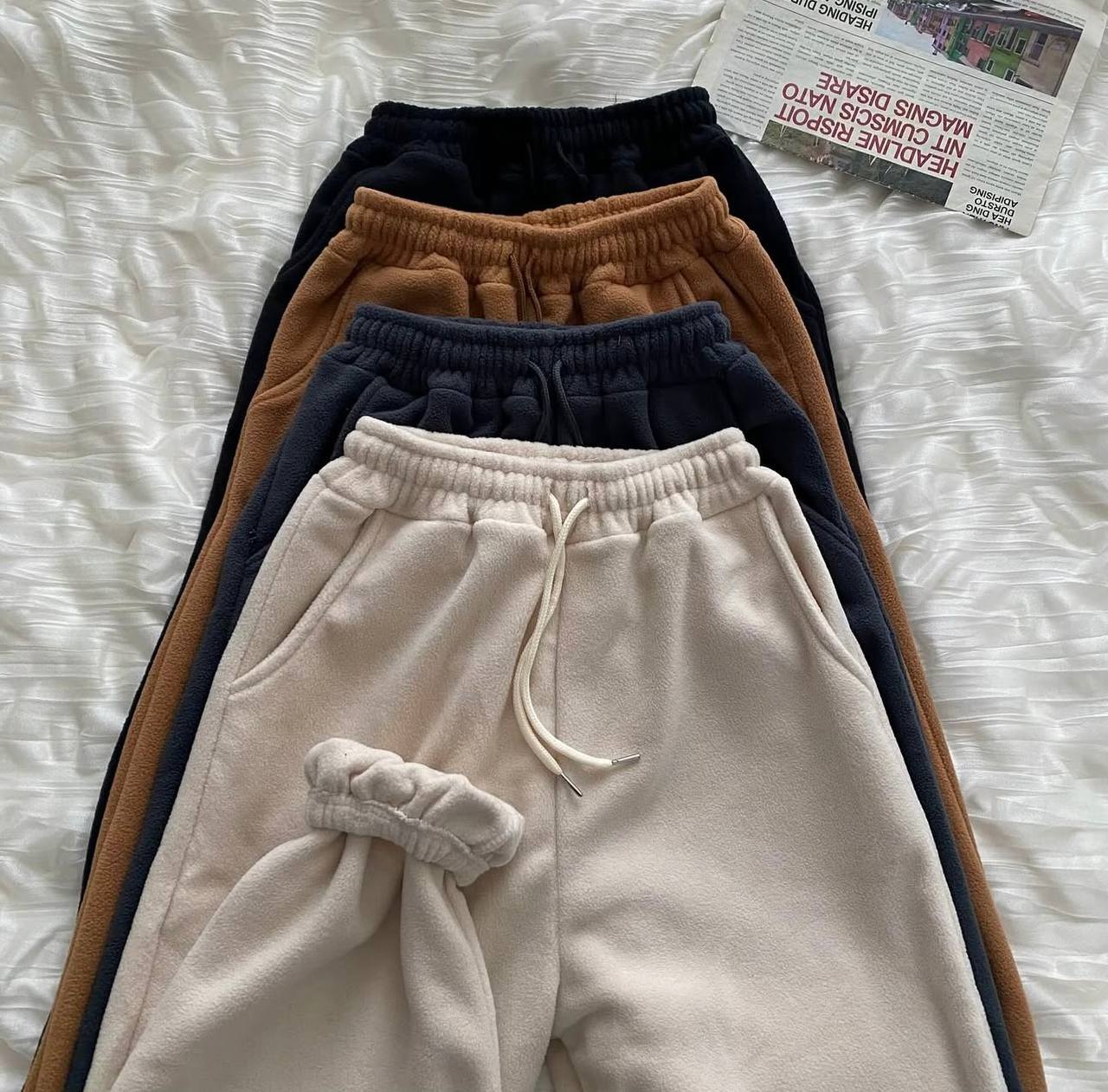 Pantalones joggers de felpa básicos