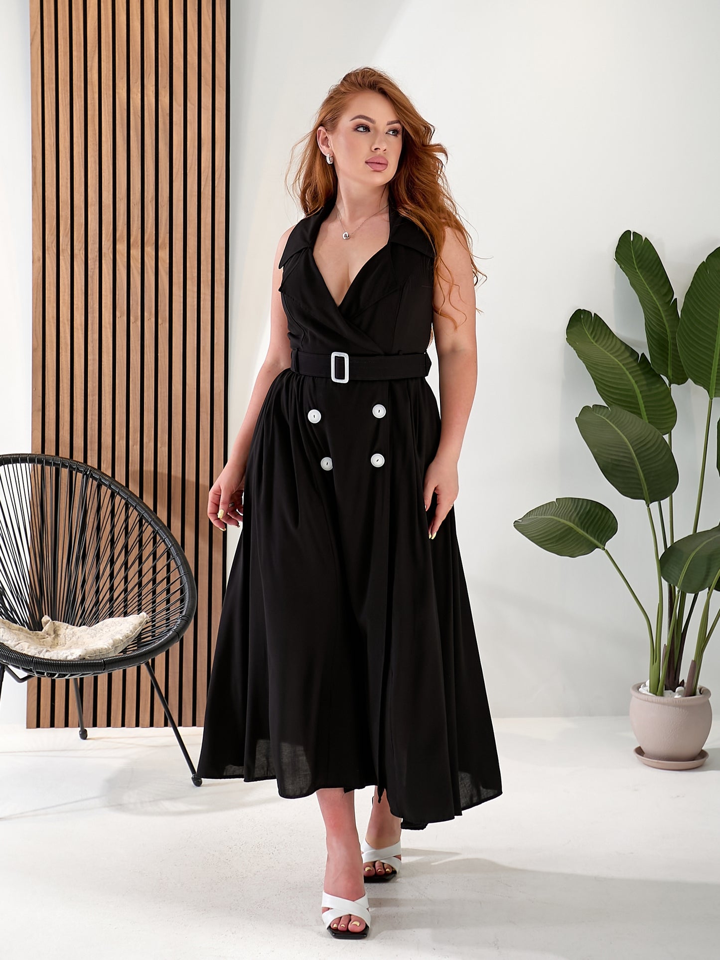 Hermoso vestido de mujer para todos los días