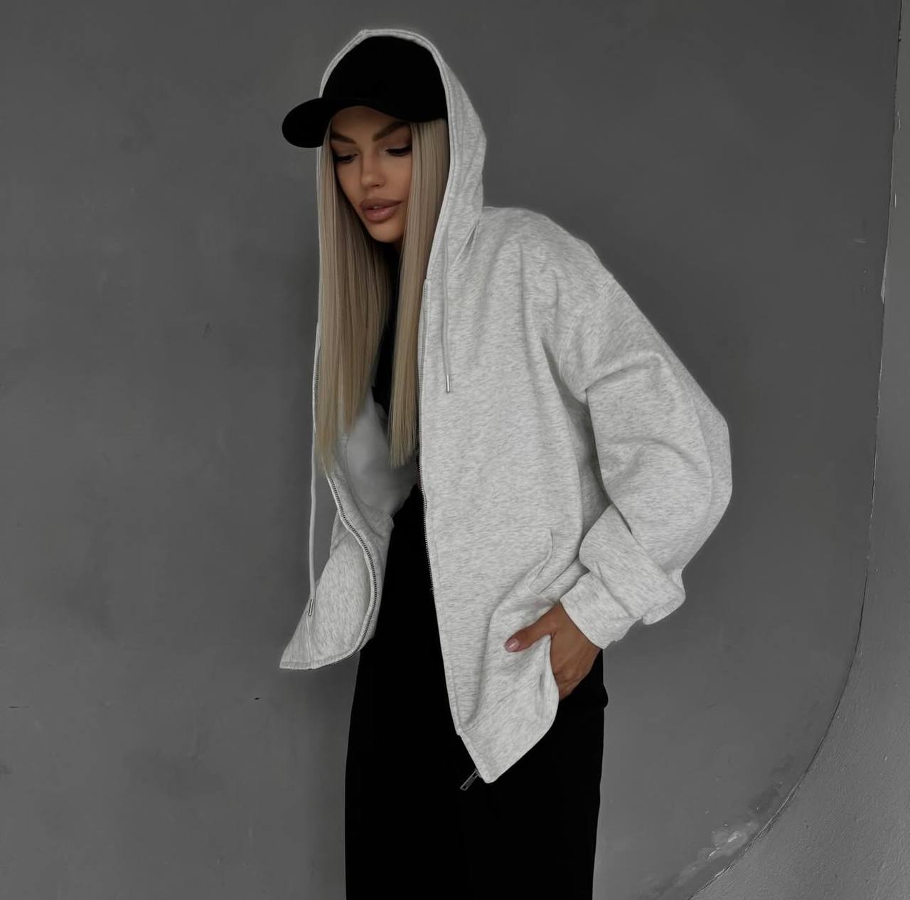 Sudaderas con cremallera metálica