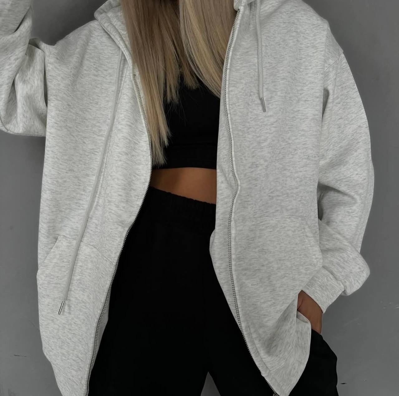 Sudaderas con cremallera metálica