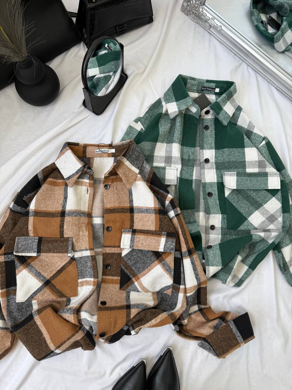 Camisas clásicas y cálidas a cuadros