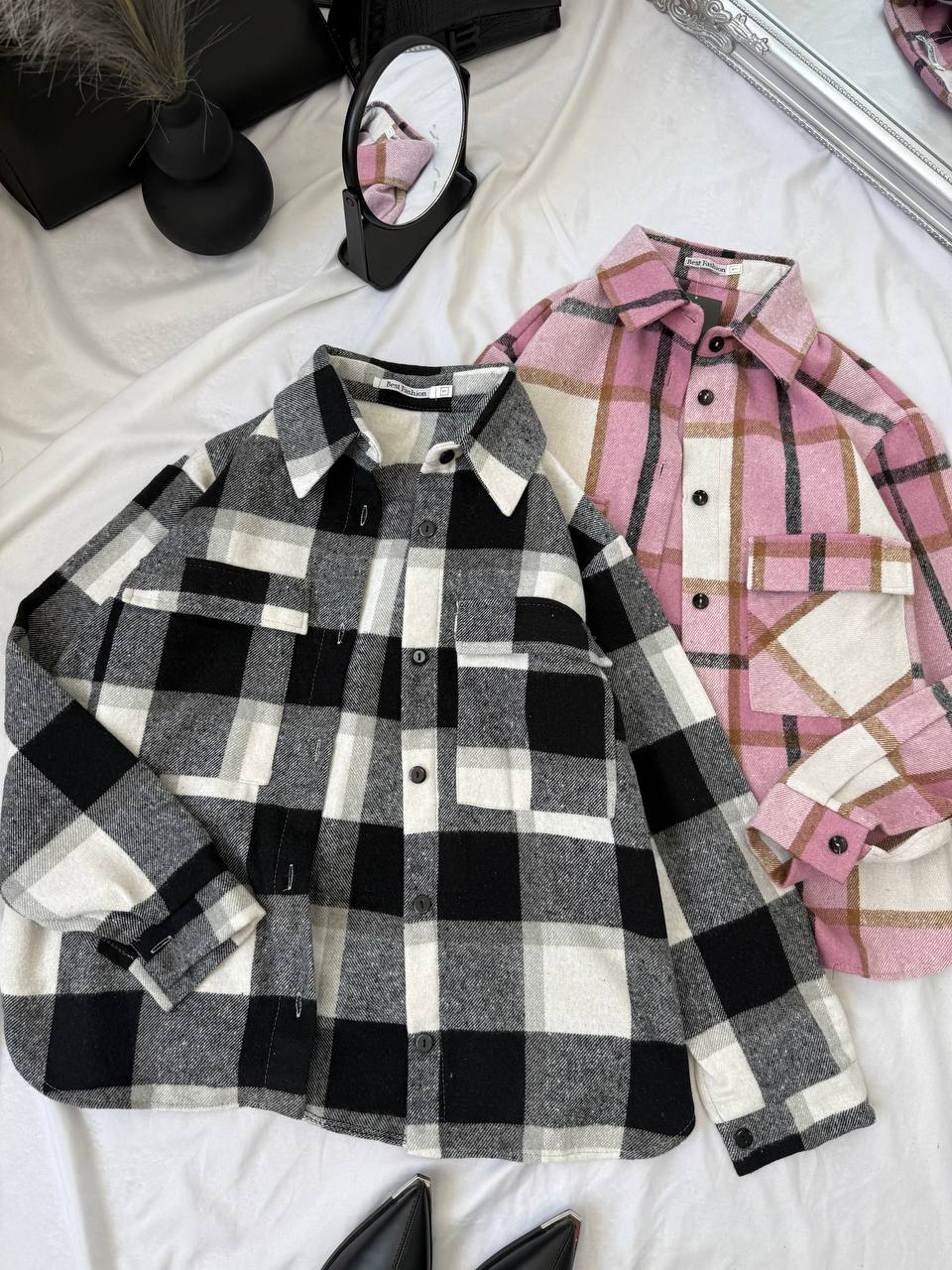 Camisas clásicas y cálidas a cuadros