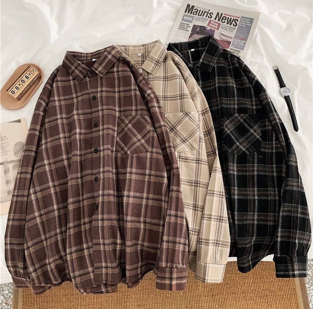 Camisas clásicas a cuadros