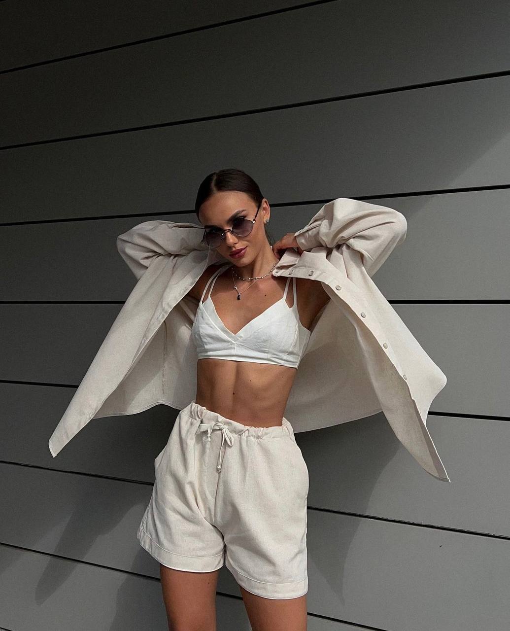 Traje de lino