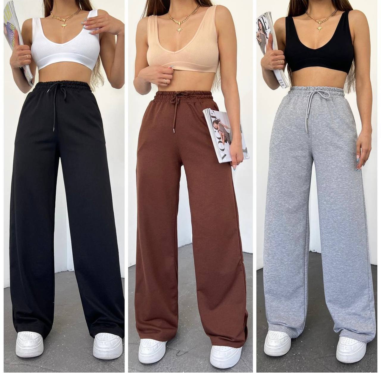 Pantalones deportivos de corte culotte