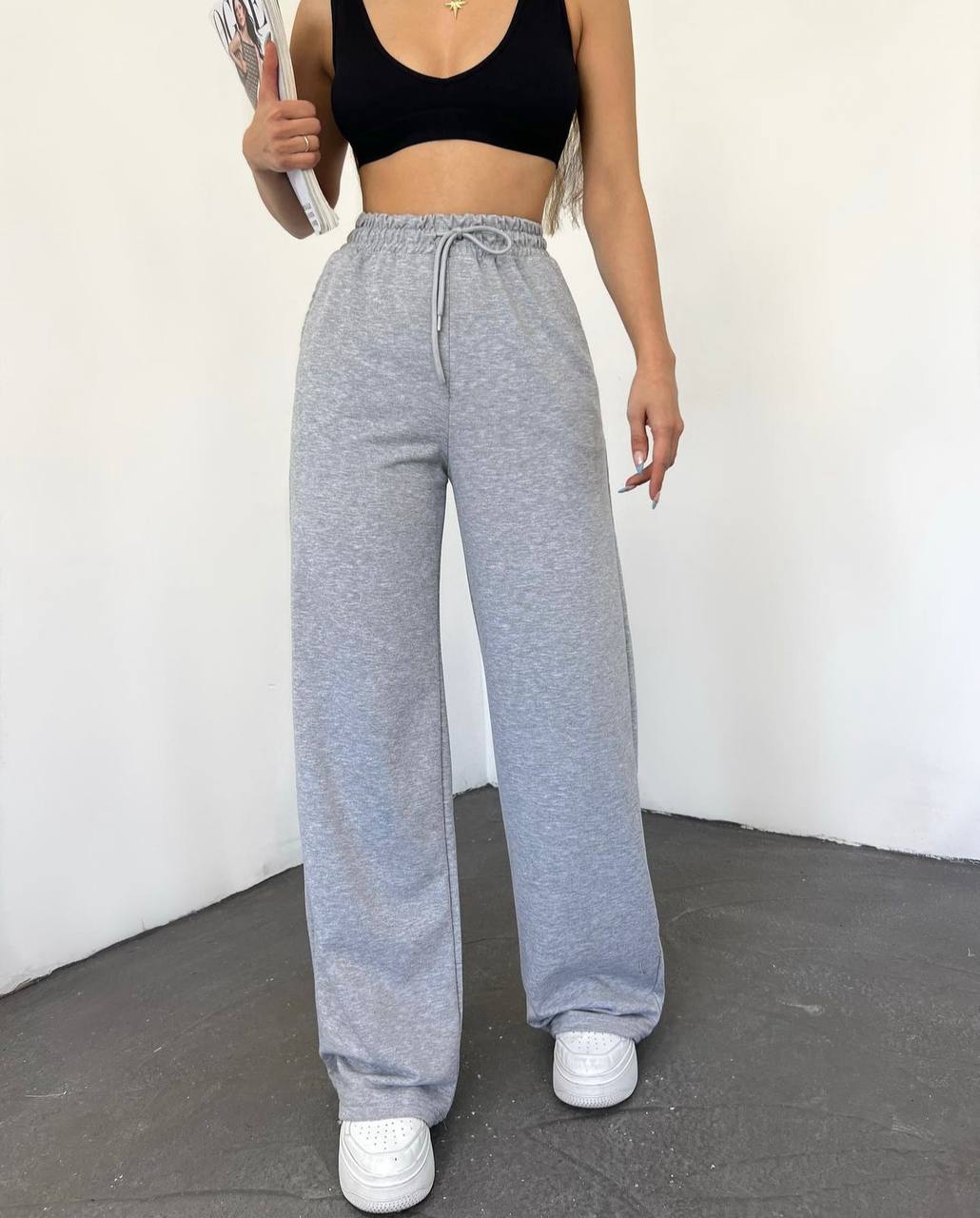 Pantalones deportivos de corte culotte