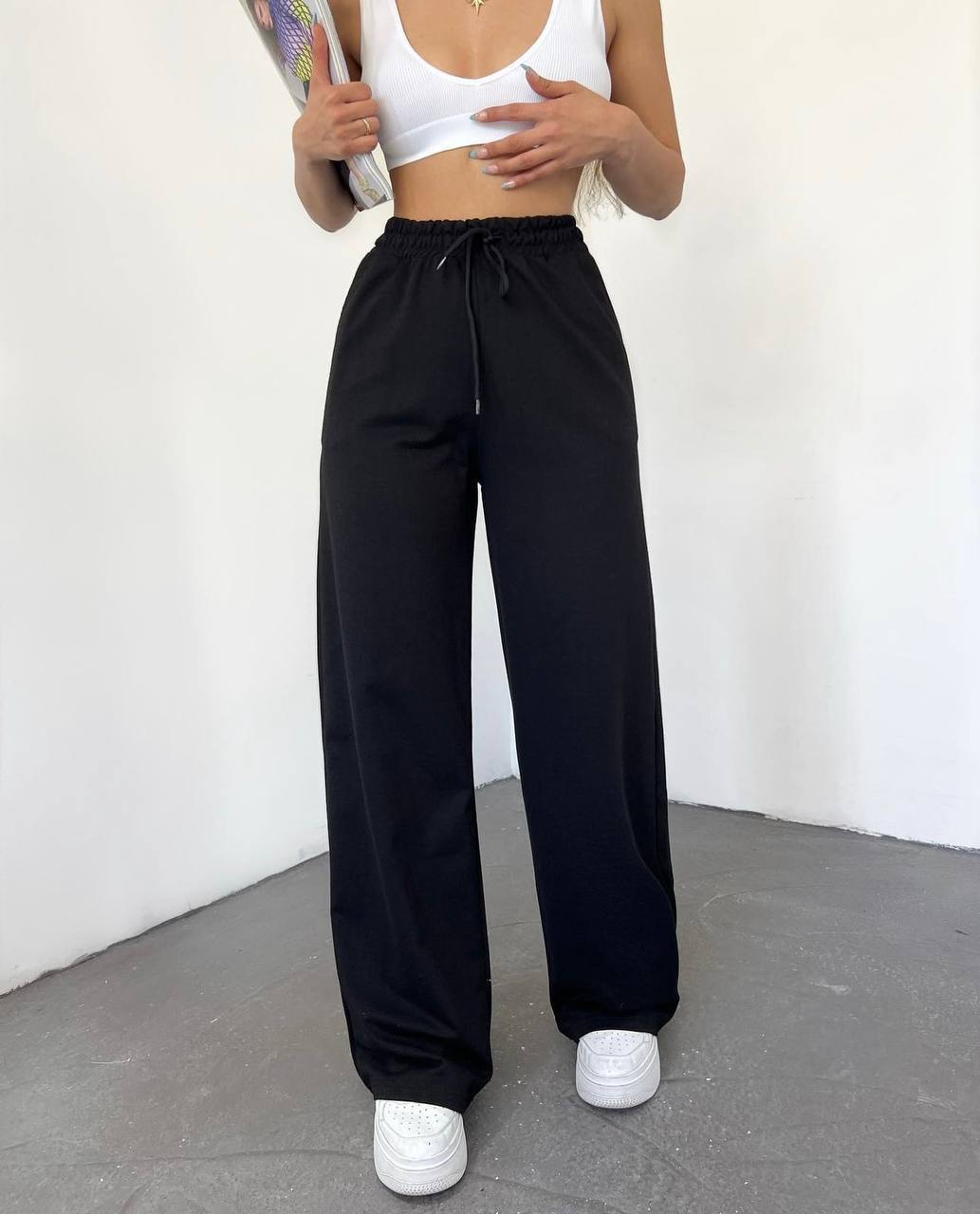 Pantalones deportivos de corte culotte