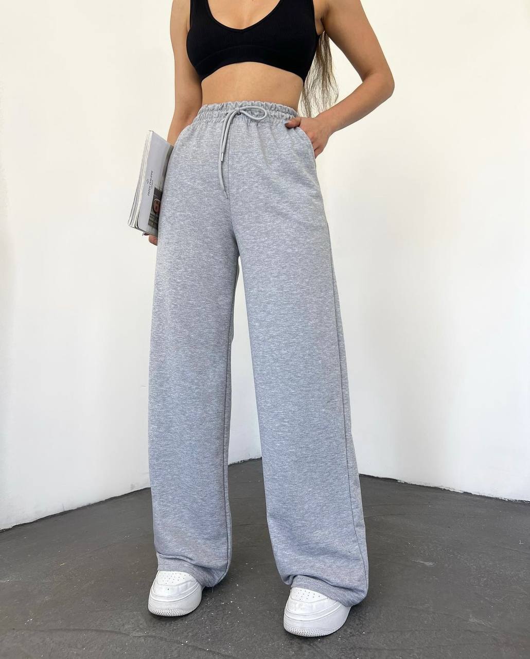Pantalones deportivos de corte culotte