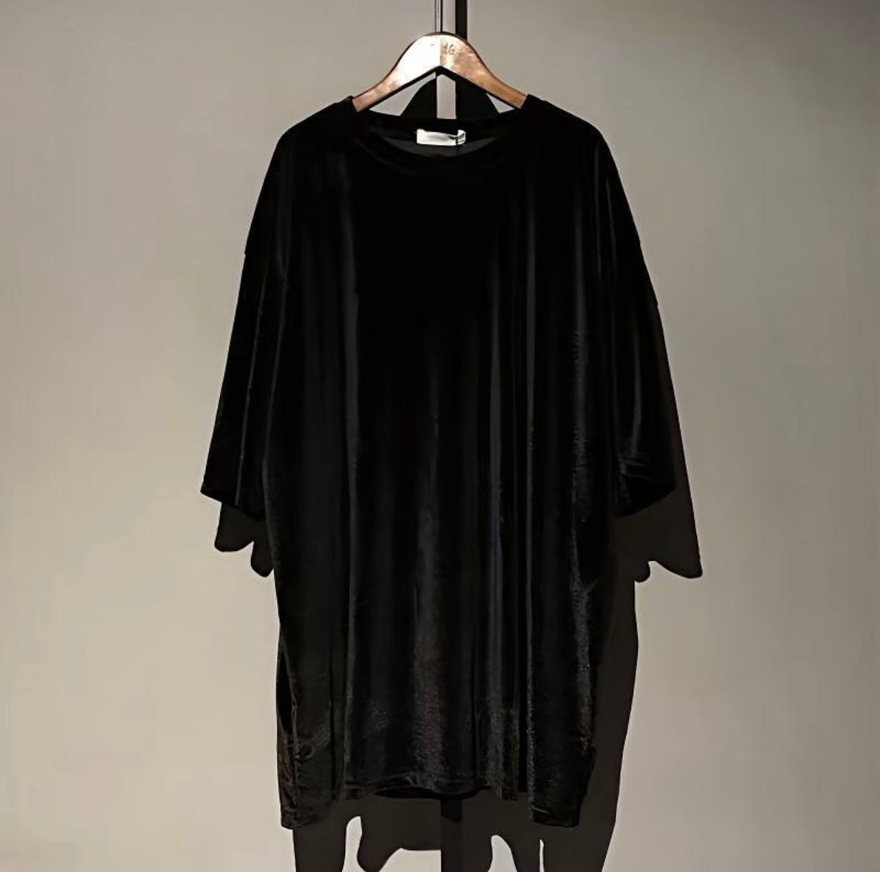 Túnicas de terciopelo con estilo oversize