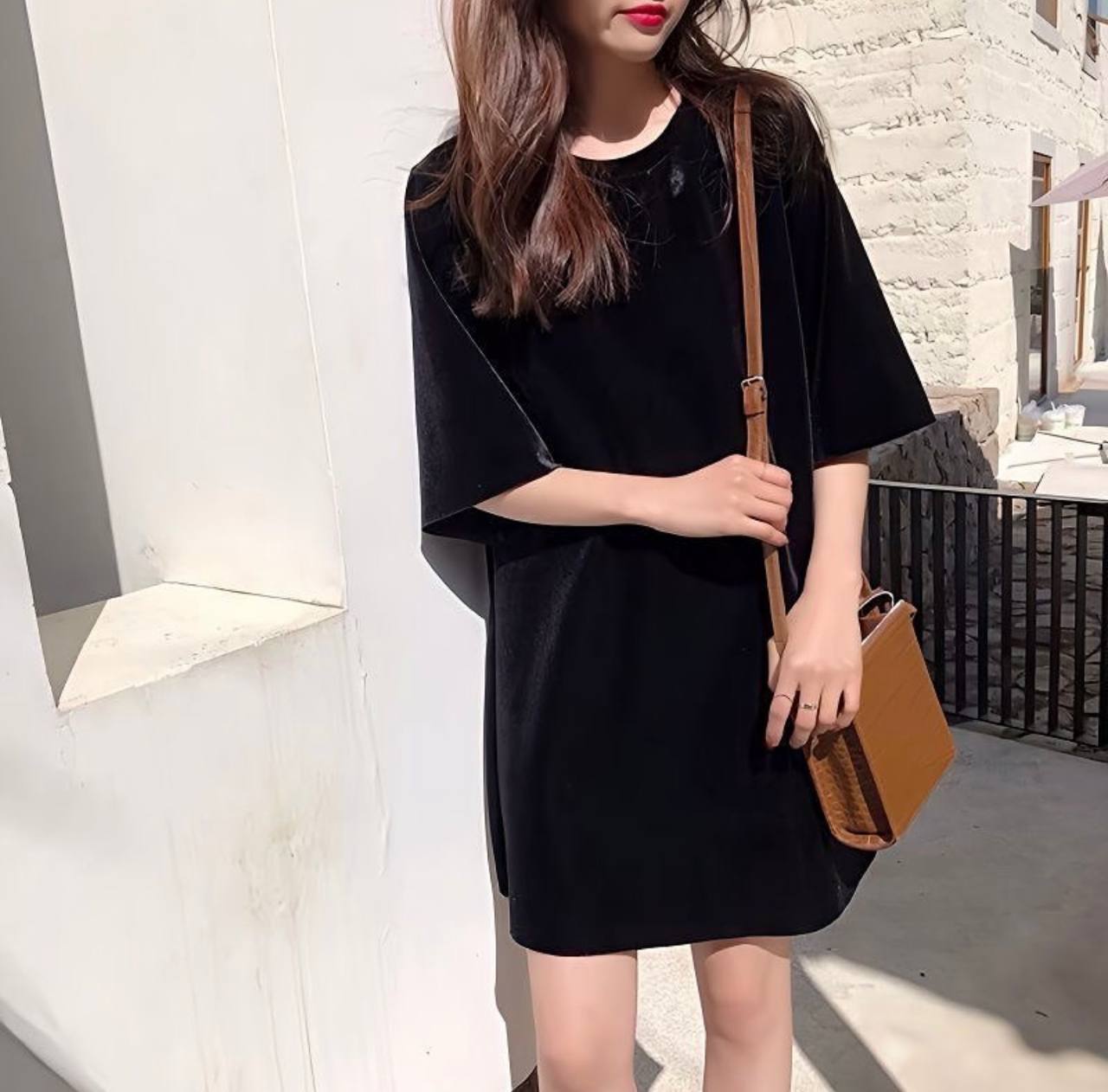 Túnicas de terciopelo con estilo oversize