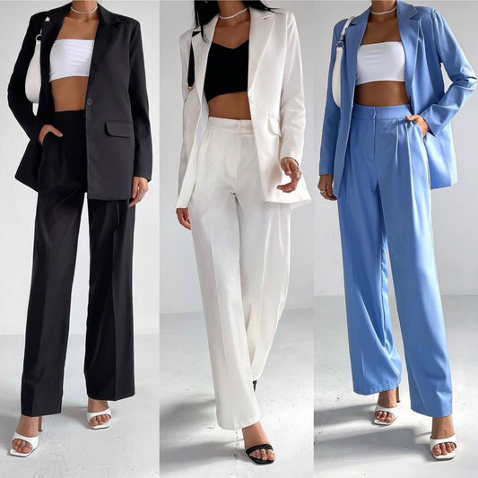 El traje clásico con pantalones anchos