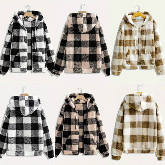 Sudadera de cuadros