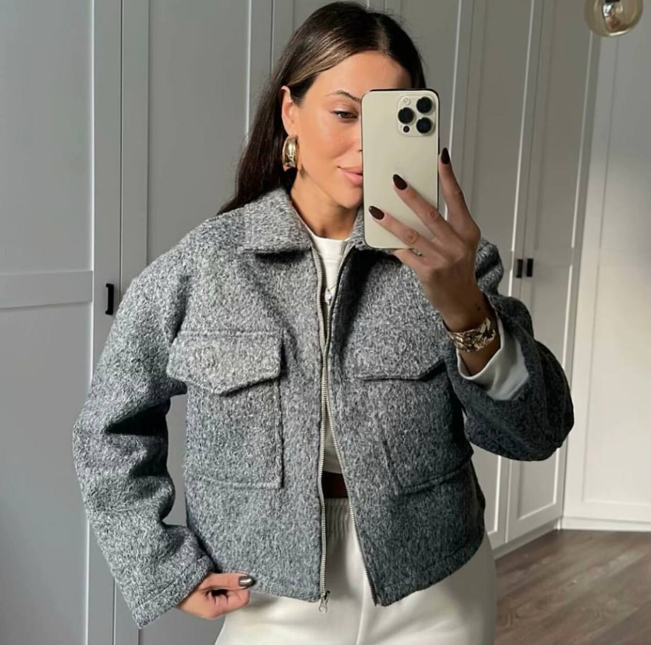 Cazadora estilo Zara