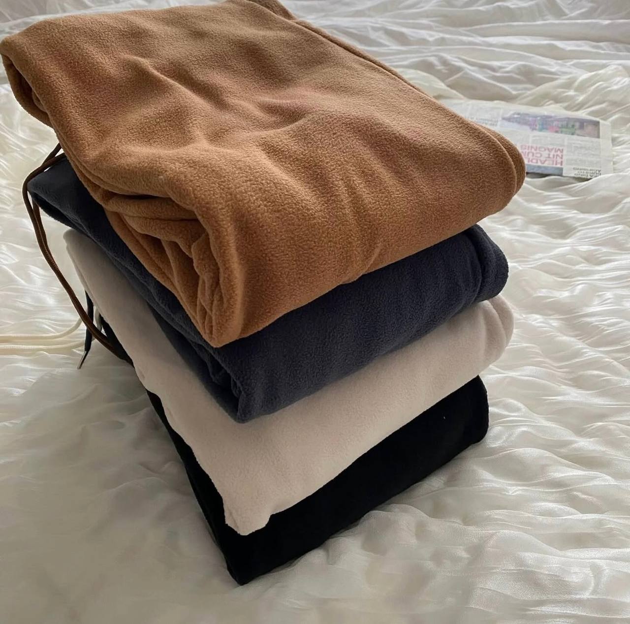 Pantalones joggers de felpa básicos
